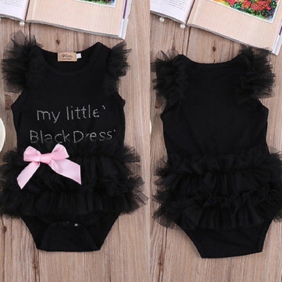 🌸! Little Black Dress onesie - Picture 3 of 8